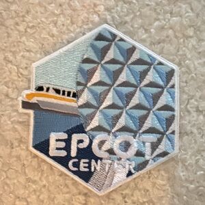 Epcot Center Hexagonal Patch with Monorail